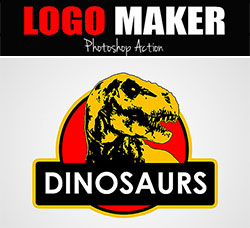 极品PS动作－标志制作(含高清视频教程)：Logo Maker Photoshop Action